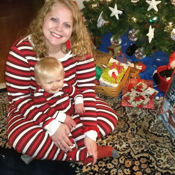 Old Navy Striped Mom Baby Maternity Matching Outfits XL 12-18 Months - Picture 3 of 15